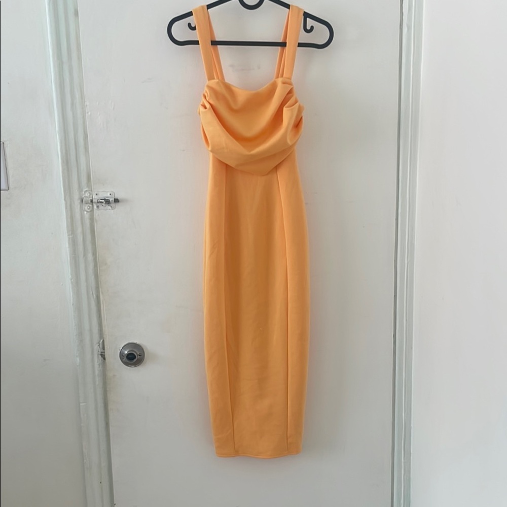 Elegant Pale Orange Dress